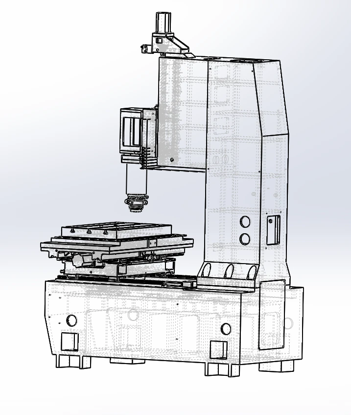 D850-100 CNC Die Sinker EDM Machine factory